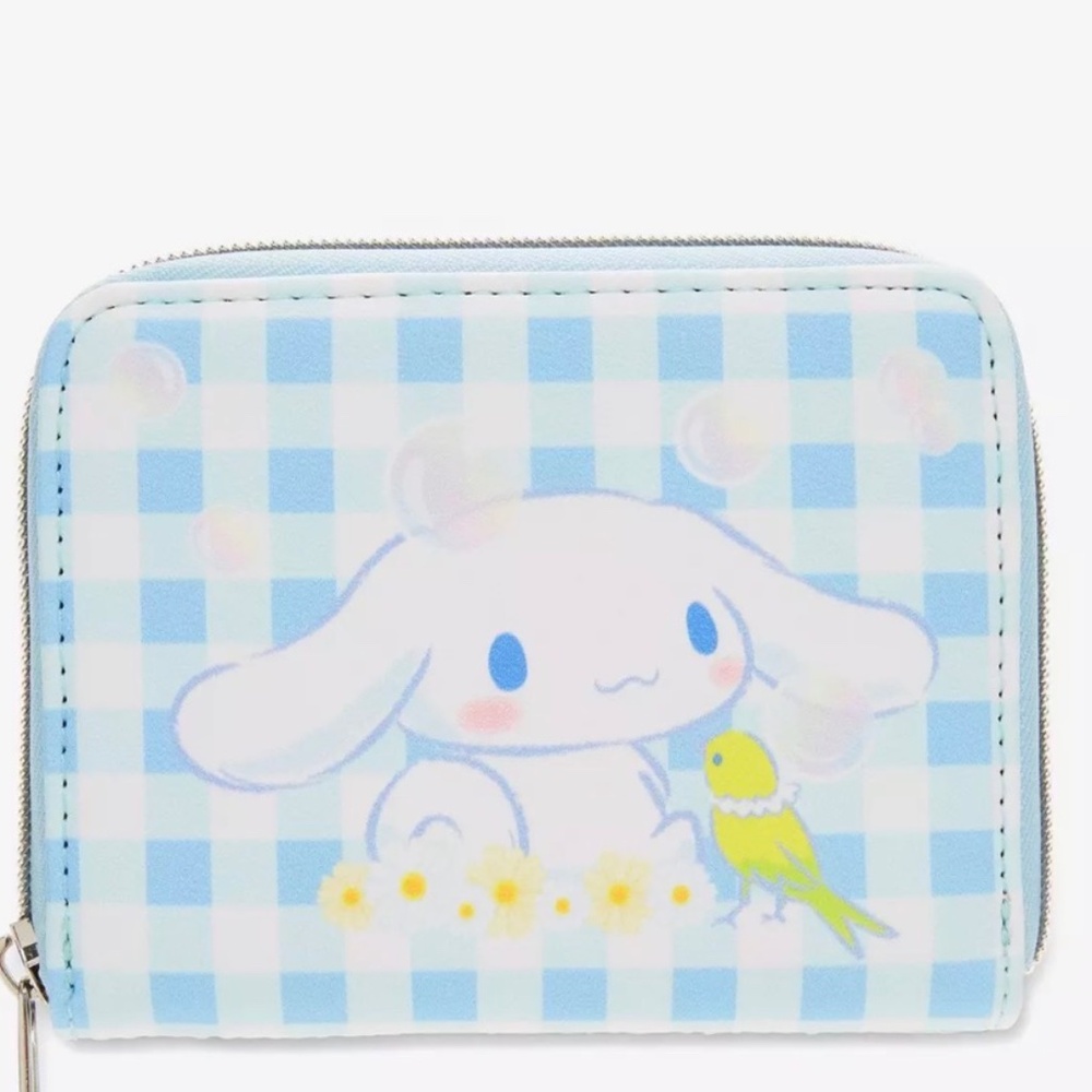 Loungefly Cinnamoroll Daisy Gingham Wallet Sanrio